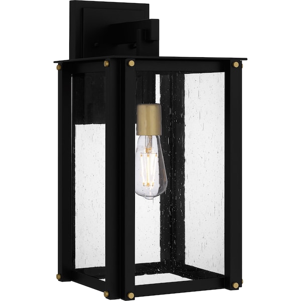 Quoizel Robbins Outdoor Wall 1 Light Matte Black ROB8409MBK - main